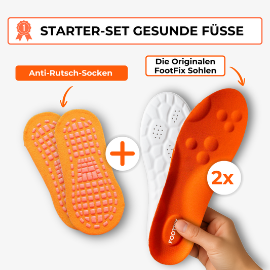 Starter-Set gesunde Füße (2x Sohlen+ Socken)